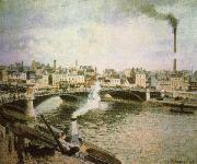 Camille Pissarro Morning,overcast Wather, oil painting artist